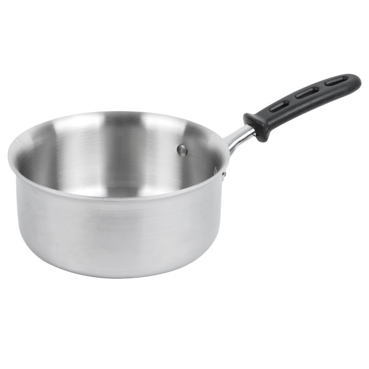 Cacerola de acero inoxidable de 2 1/2 qt con mango de silicona ventilada tribute - Vollrath