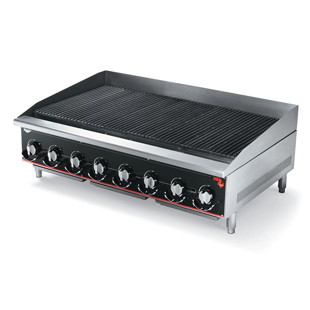 Hd charbroiler 48'', radiante/lava volcanica Vollrath