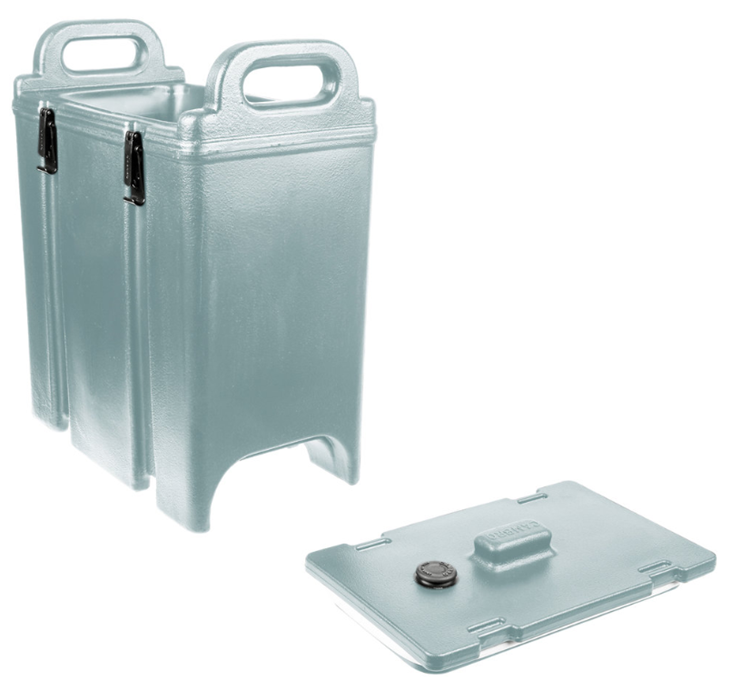 Contenedor isotermico sopa 12.7lts. azul pizarra Cambro