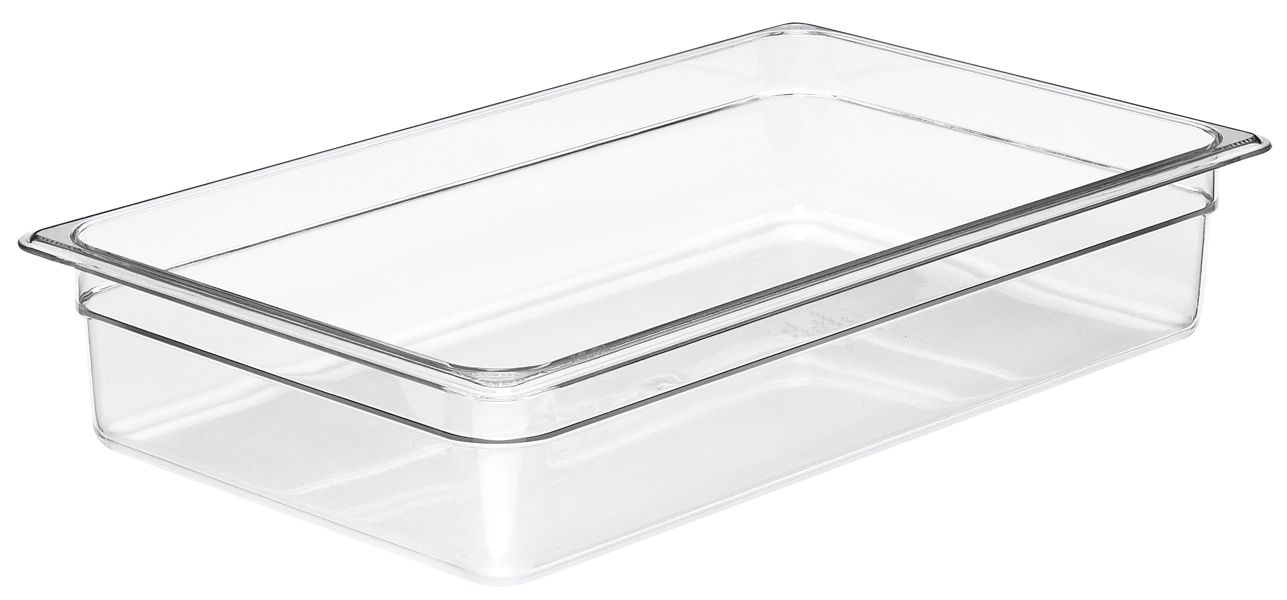 Recipiente full policarbonato 13lts. transparente 10 cm profundidad - Cambro