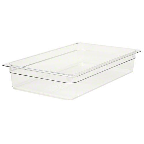 Recipiente full policarbonato 13lts. transparente 10 cm profundidad - Cambro