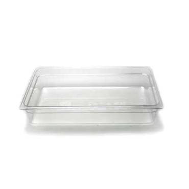 Recipiente full policarbonato 13lts. transparente 10 cm profundidad - Cambro