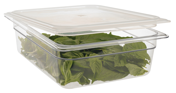 Azafate policarbonato transparente GN 1/2, capacidad 3.9 lt - Cambro