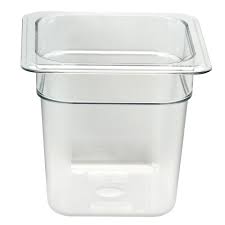 Recipiente 1/6 policarbonato 2.2lt transparente Cambro