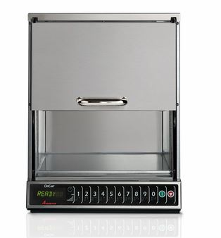 Horno microondas comercial para alto volumen con apertura automática de puerta de 2400 W - Amana