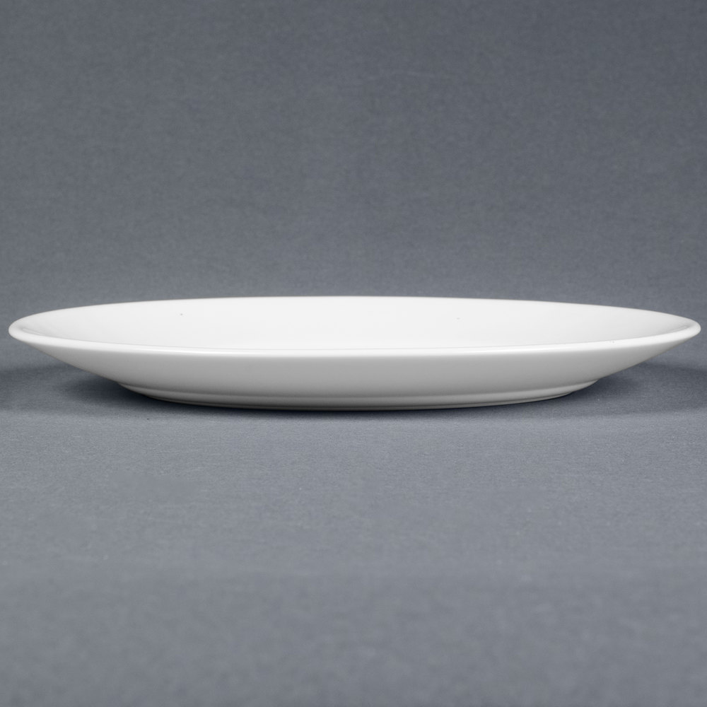 Plato Llano Blanco de Vidrio Templado Restaurante, 22.5 cm - Arcoroc