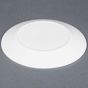 Plato Llano Blanco de Vidrio Templado Restaurante, 22.5 cm - Arcoroc