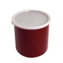 Tarro tapa almacenar alimentos 2.4lts color castaño - Cambro