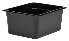 Recipiente 1/2 policarbonato 8.9lts. Negro Cambro