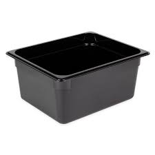 Recipiente 1/2 policarbonato 8.9lts. Negro Cambro