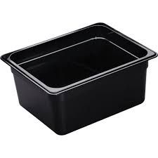 Recipiente 1/2 policarbonato 8.9lts. Negro Cambro