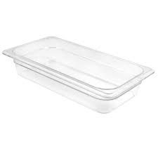 Recipiente 1/3 policarbonato 2.4lts. transparente Cambro