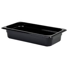 Recipiente 1/3 policarbonato 2.4lts. negro Cambro