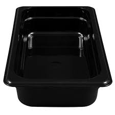 Recipiente 1/3 policarbonato 2.4lts. negro Cambro