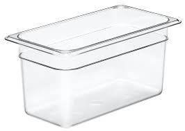 Recipiente 1/3 policarbonato 5.3lts. transparente Cambro