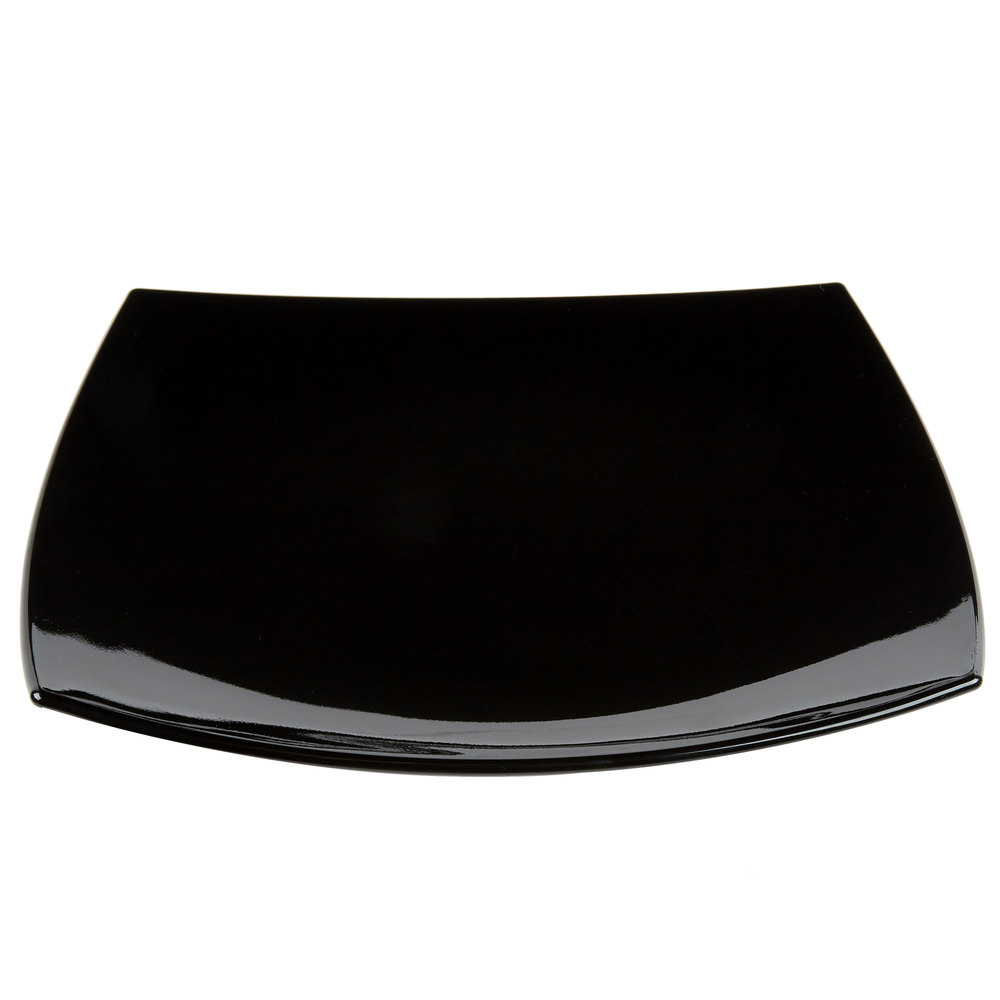 Plato Negro de Vidrio Templado Delice, 26.9cm - Arcoroc