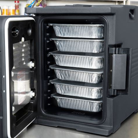 Portador termoelectrico carga frontal 46 x 67 x 63cm gris Cambro