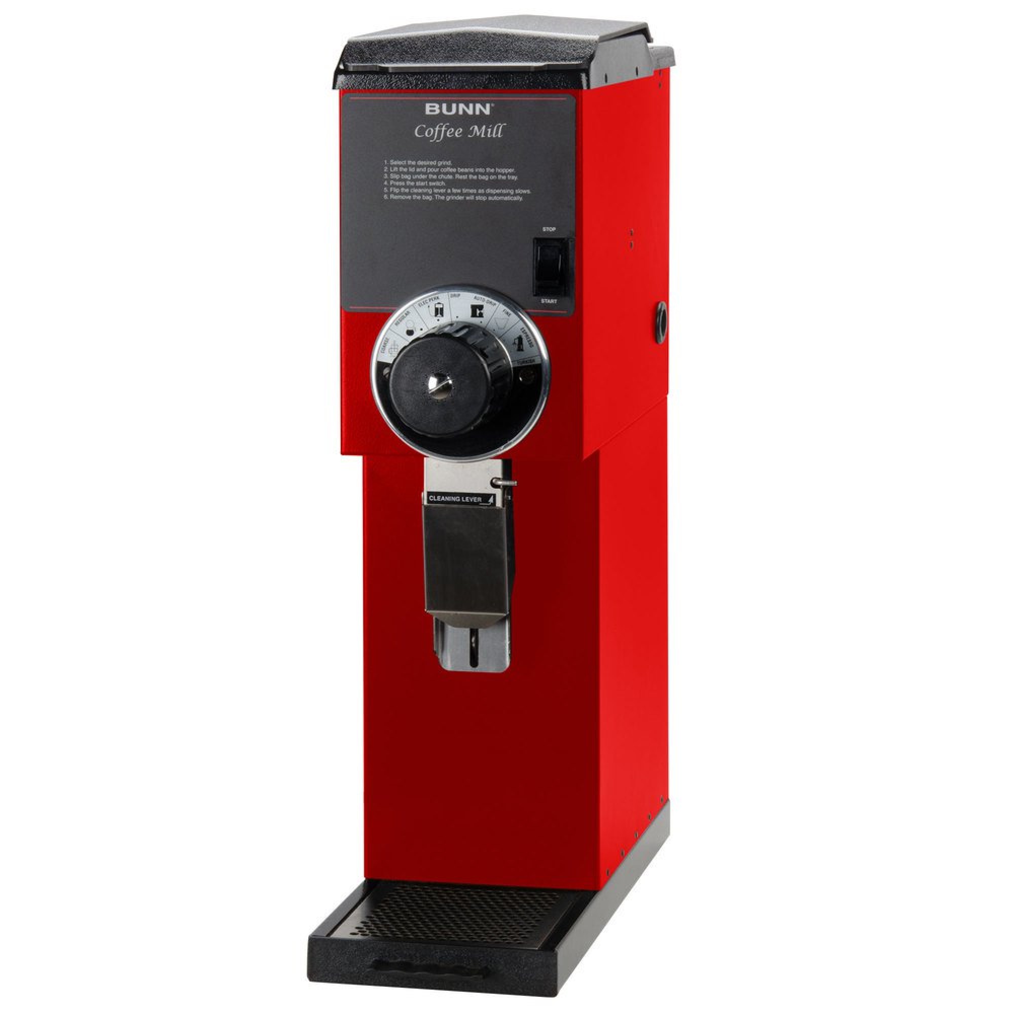 G3hd rojo molino café para expendio, 3 libra - Bunn