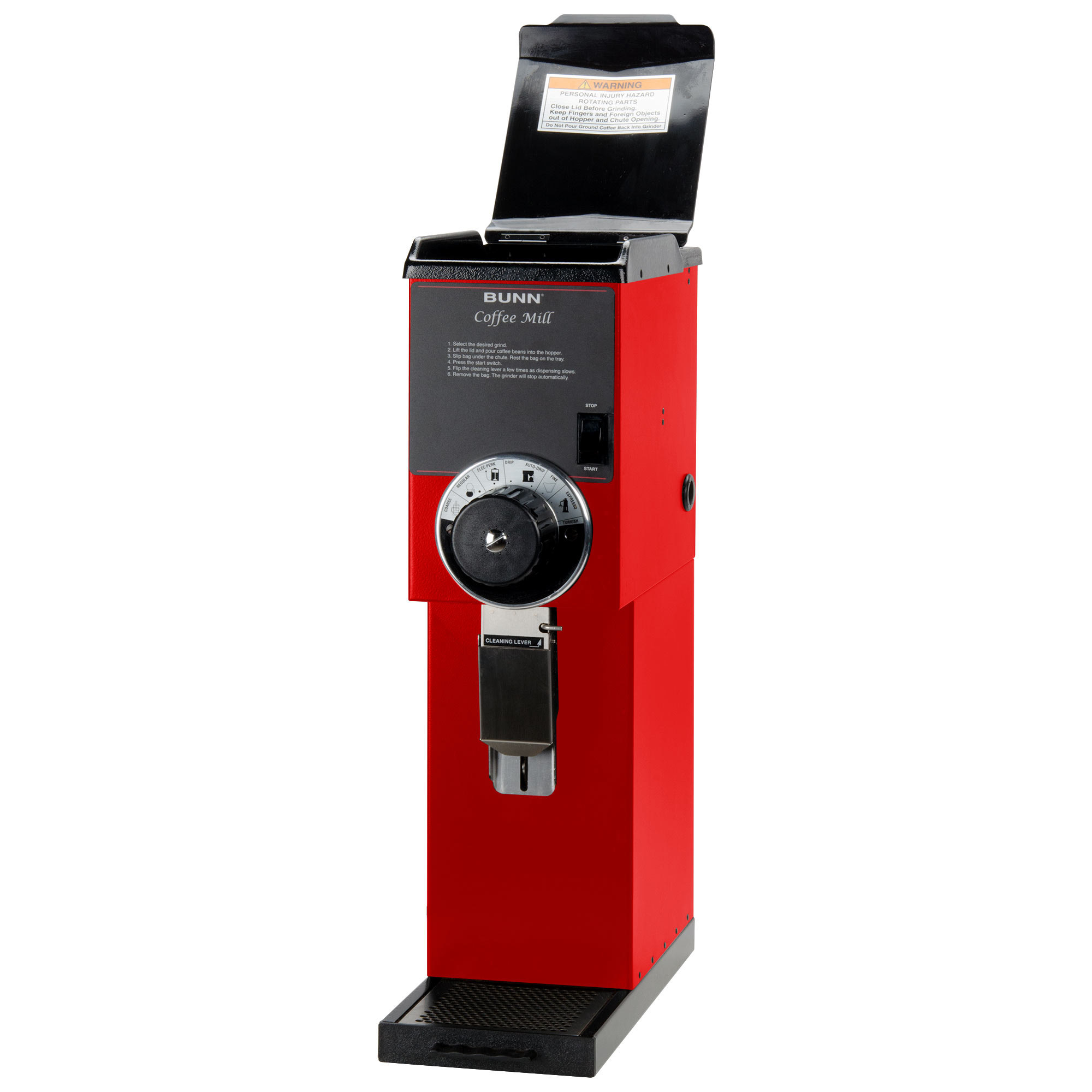 G3hd rojo molino café para expendio, 3 libra - Bunn