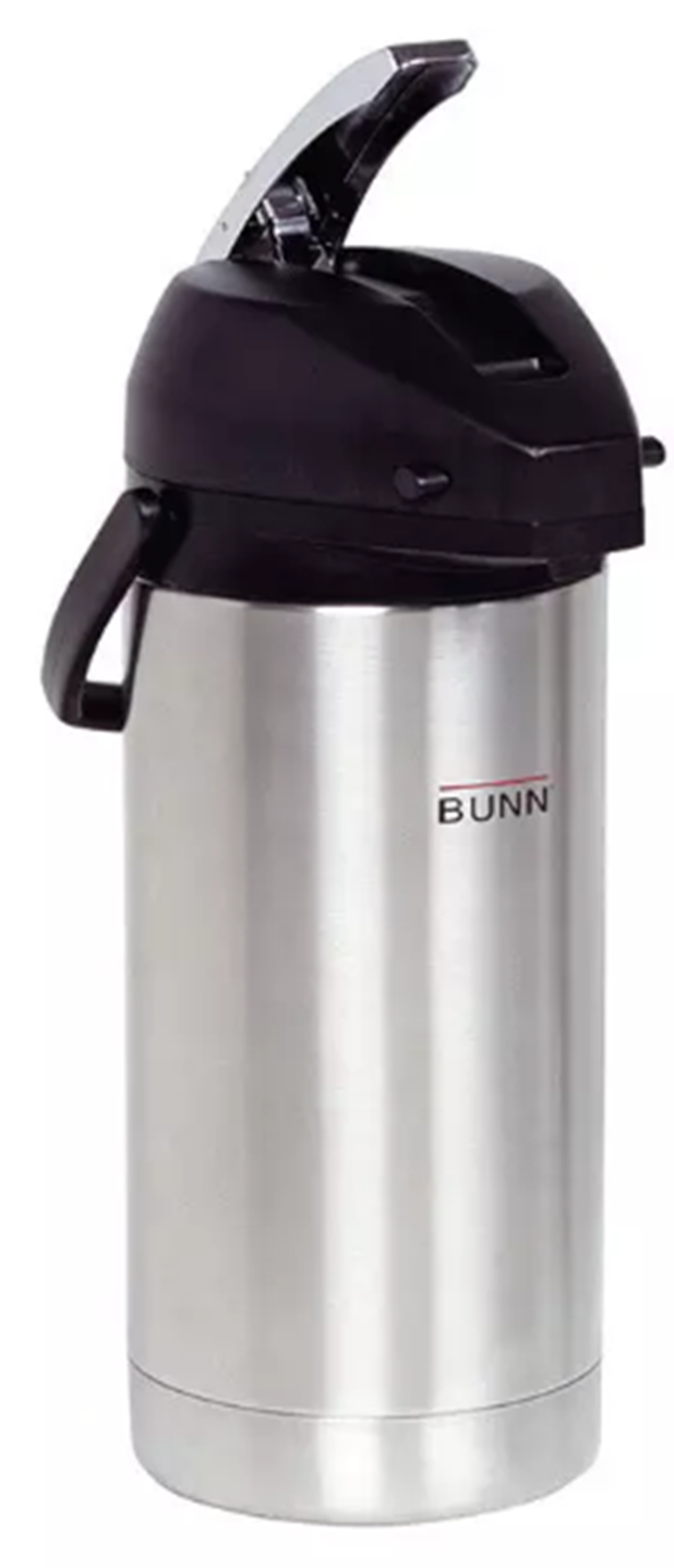 TERMO PARA CAFE 3LTS DE PALANCA ACERO INOX - Mayorista Restaurantero