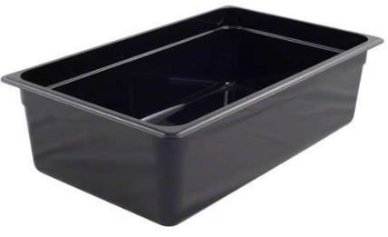 Recipiente full policarbonato19.5lts. negro Cambro