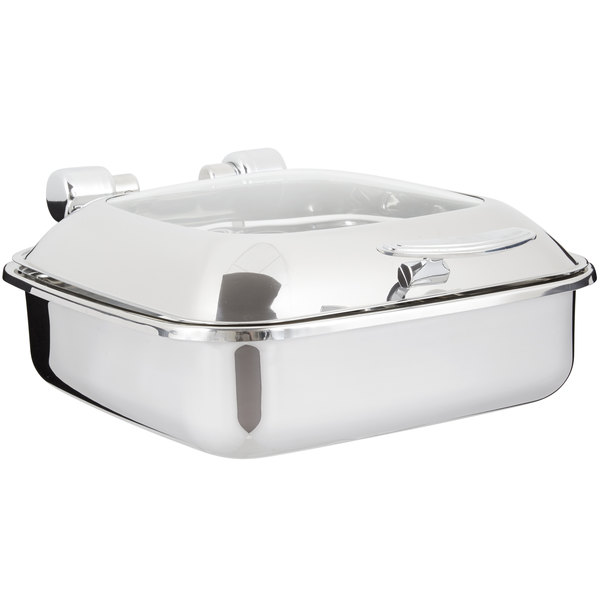 Samovar cuadrado tapa vidrio para induccion 5.8 lts inox Vollrath