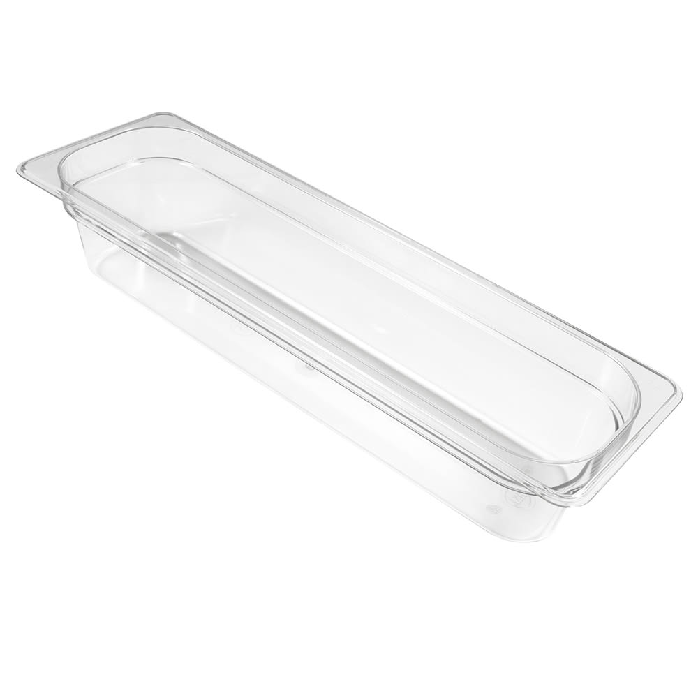 Azafate policarbonato transparente GN 2/4, capacidad 5 lt - Cambro