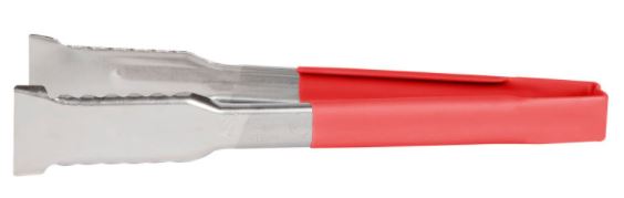 Pinza utilitaria mango rojo antimicrobial 24.1 cm inox Vollrath