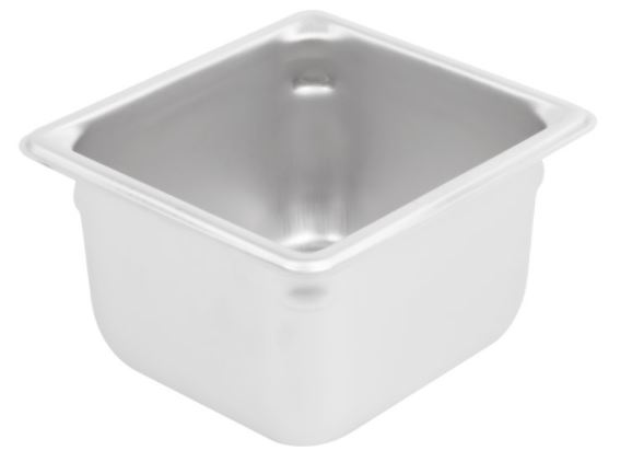 Recipiente 1/6 mesas de vapor 1.7 lts inox Vollrath