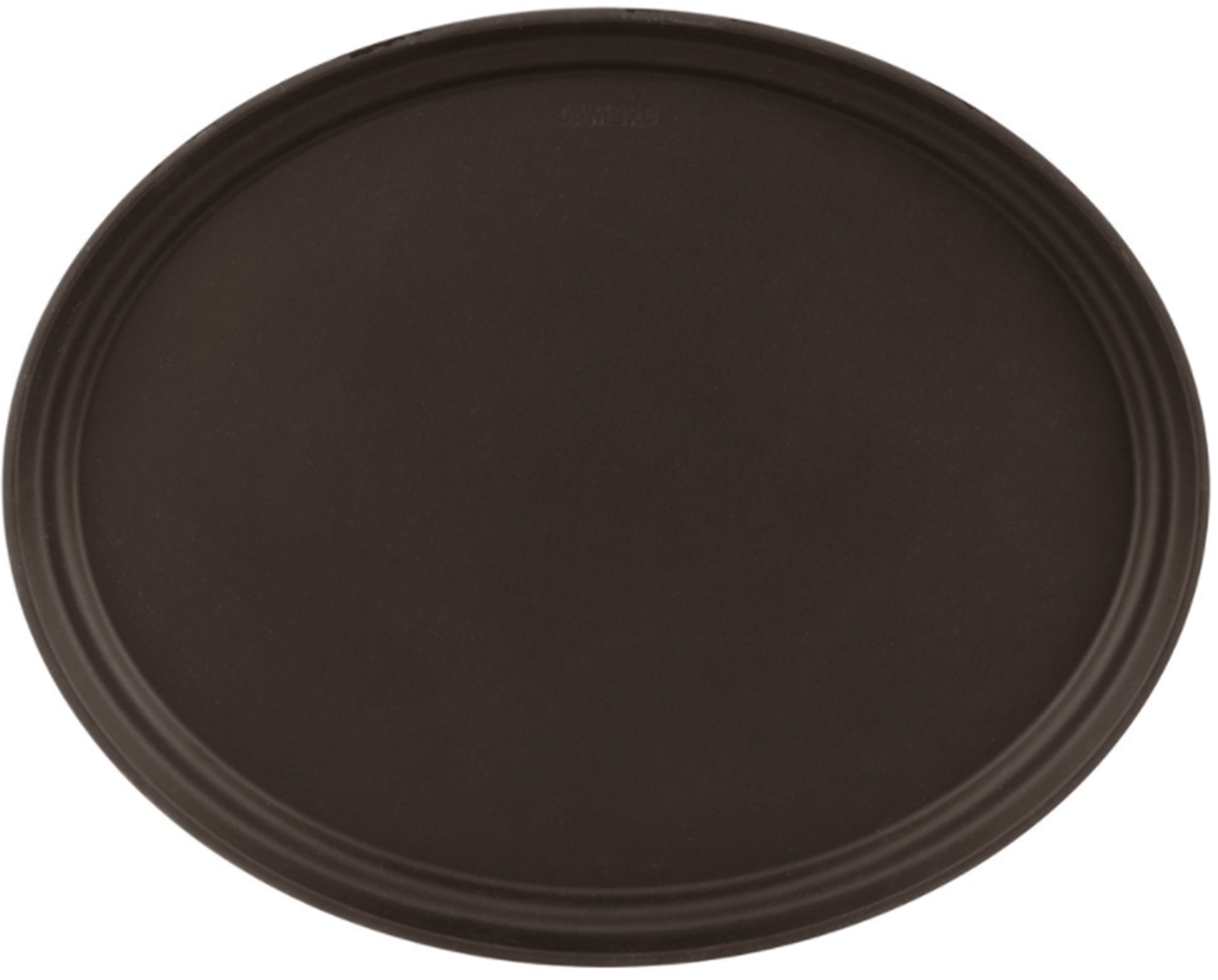 Bandeja antideslizante ovalada fibra de vidrio 49 x 59cm bronceado Cambro