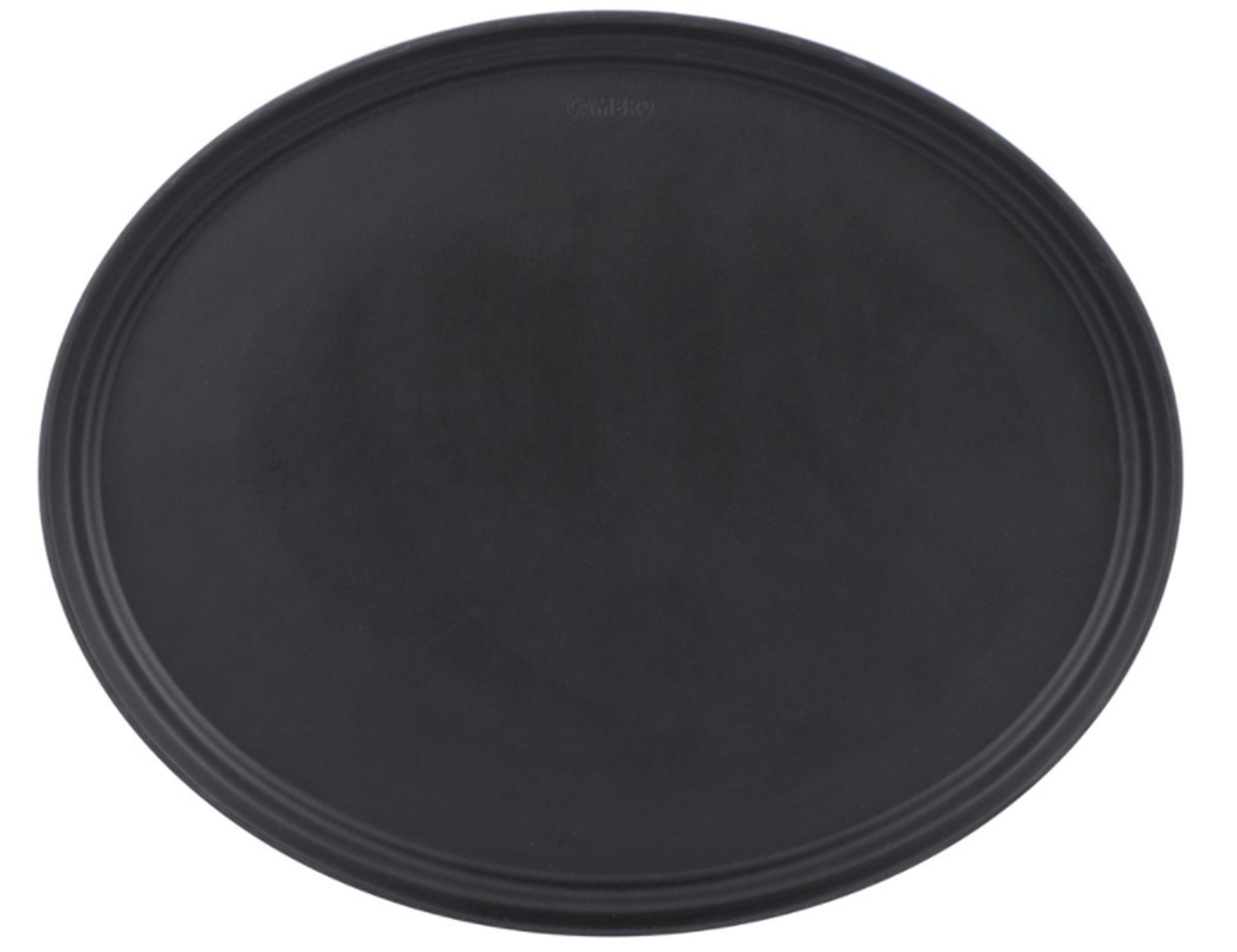 Bandeja antideslizante ovalada fibra de vidrio 56 x 68.5cm negra Cambro