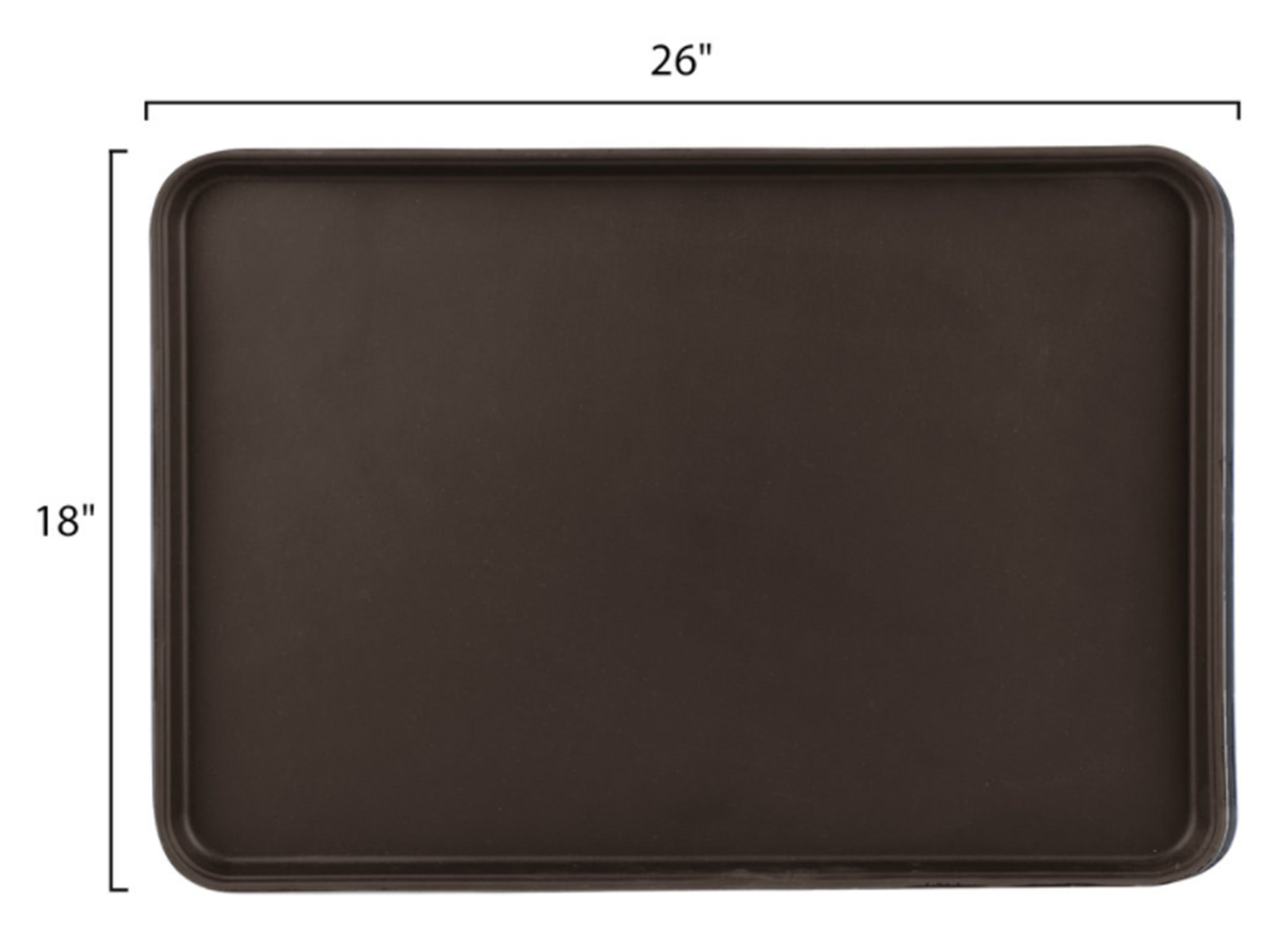 Bandeja antideslizante rectangular fibra de vidrio 45 x 65cm Cambro