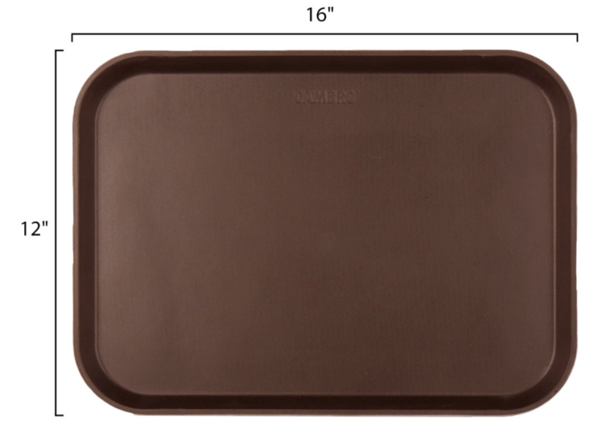 Bandeja antideslizante rectangularfibra vidrio 30.5 x 41.5cm broceado Cambro