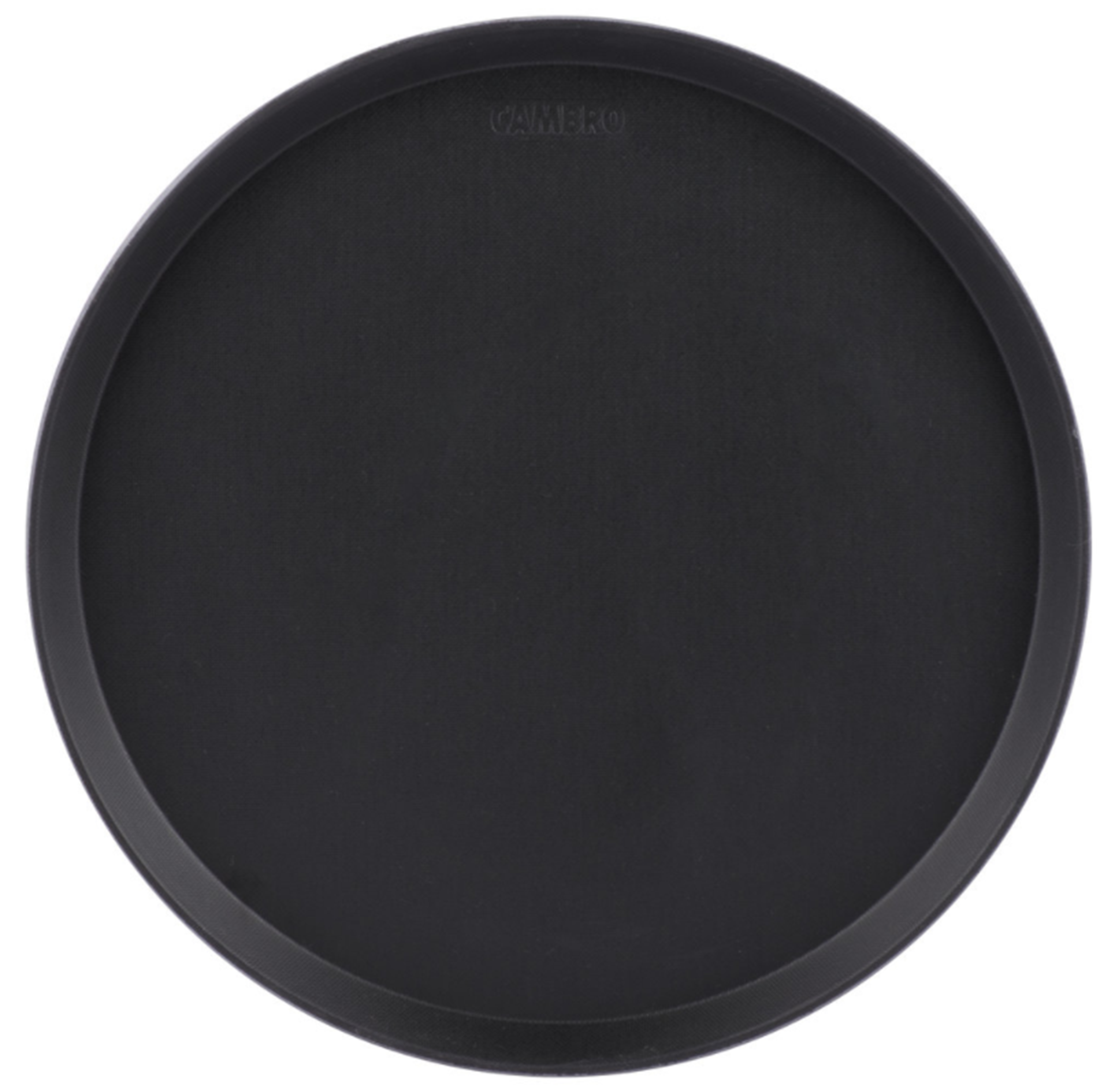 Bandeja antideslizante redonda fibra vidrio 40.5cm negra Cambro