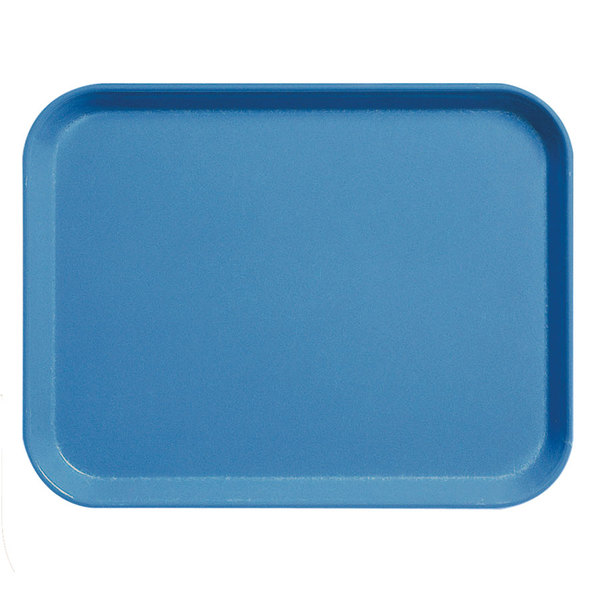 Bandeja fibra vidrio rectangular 32.5 x 53cm azul Cambro