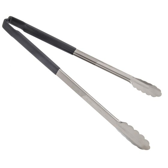 Pinza utilitaria mango negro antimicrobial 40.6 cm inox Vollrath