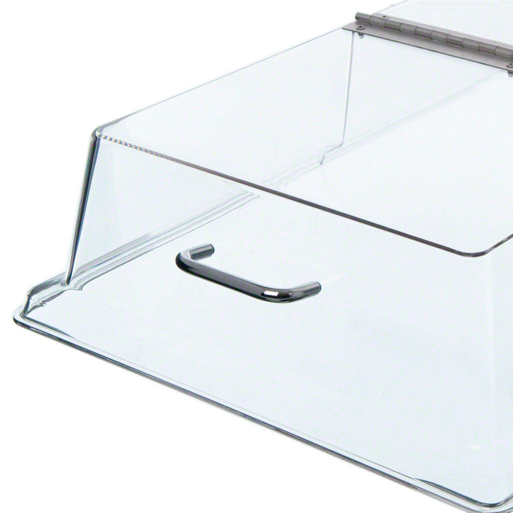 Cubierta exhibicion rectangular con bisagra 55.6 x 35.9 x 12.7cm Cambro