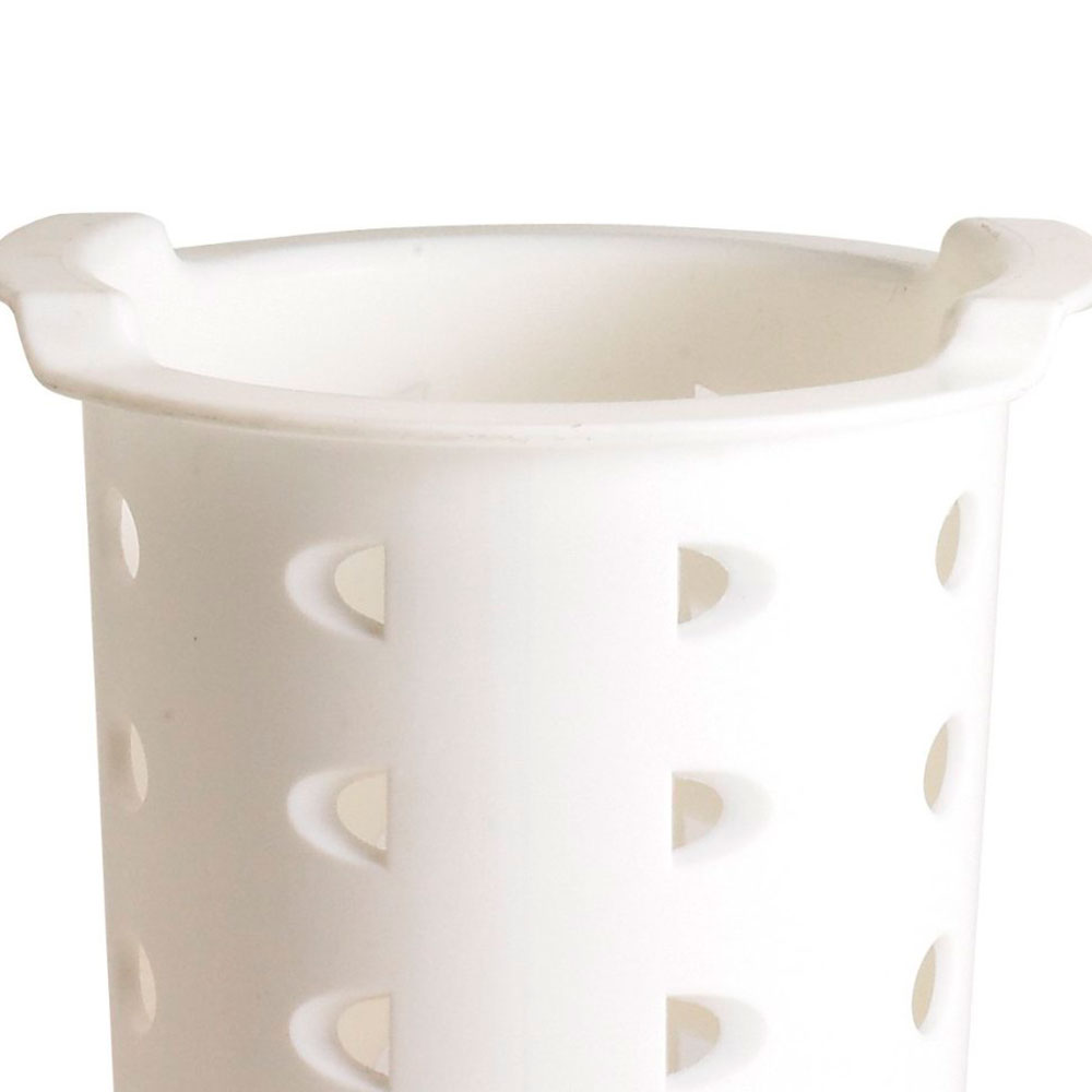 Cilindro para cubiertos alto 11,4 cm polietileno blanco Cambro