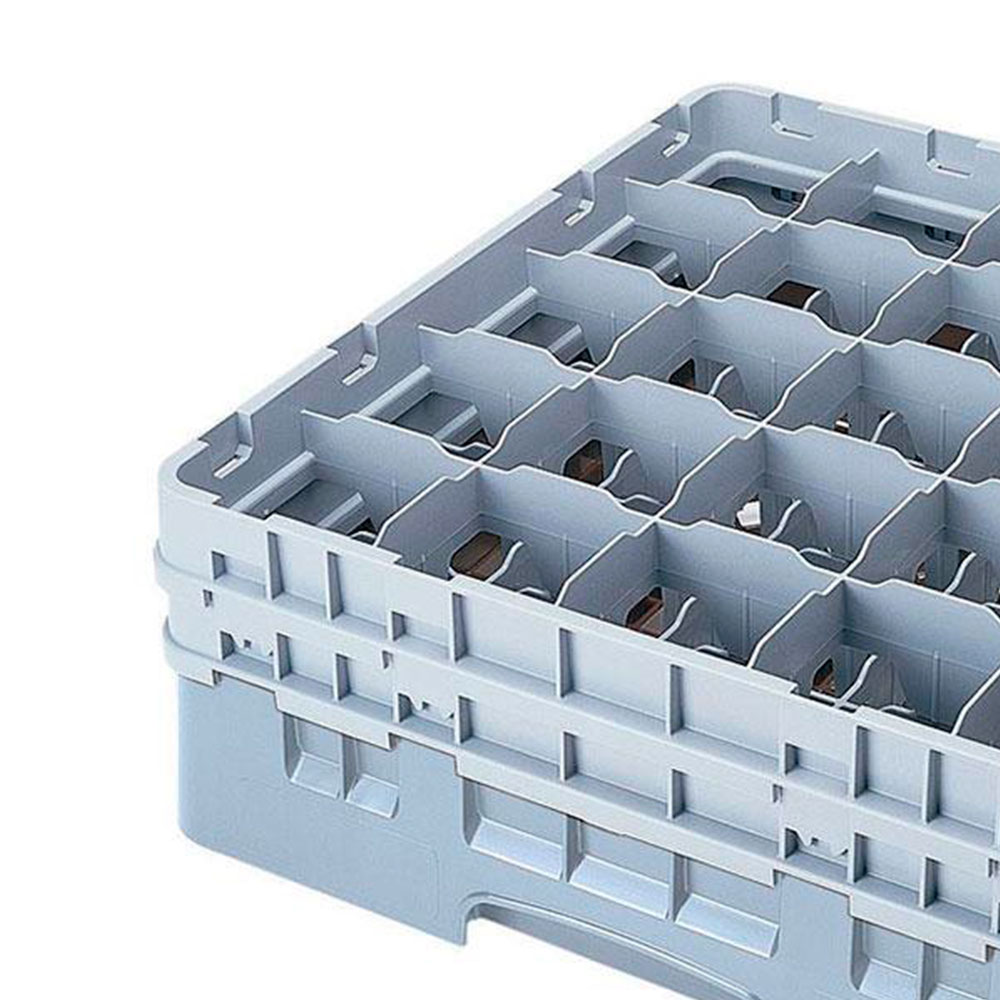 Cesta vasos y copas 25 compartimentos 17.4alt x 8.7 ancho Cambro