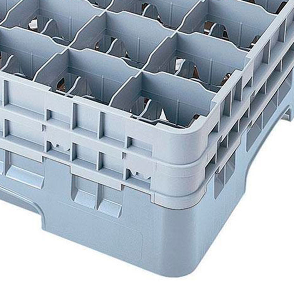 Cesta vasos y copas 25 compartimentos 17.4alt x 8.7 ancho Cambro