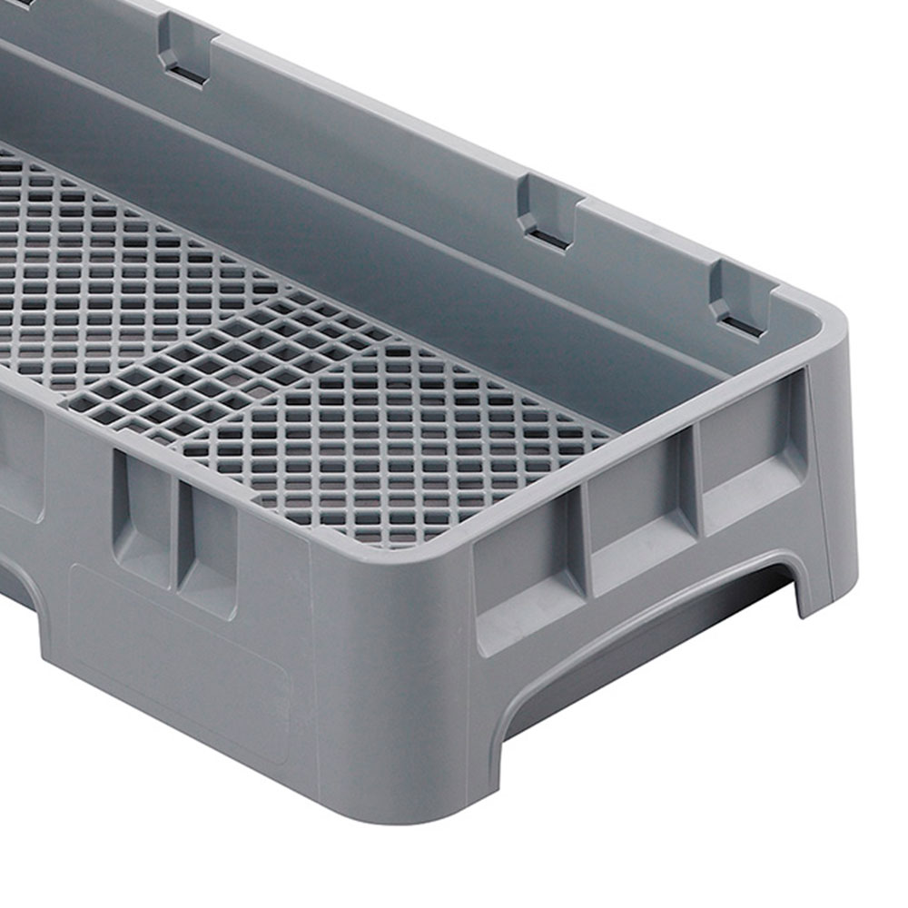 Cesta base medio tamaño cubiertos gris Cambro