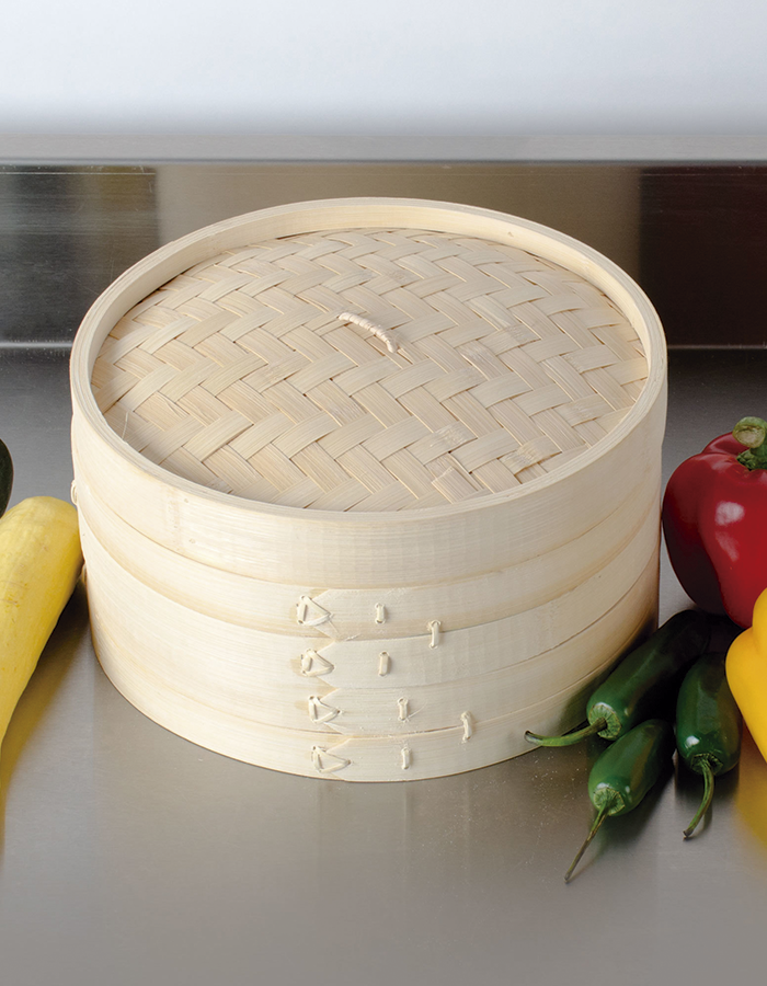 Set steamers en bamboo de 10&quot; town food