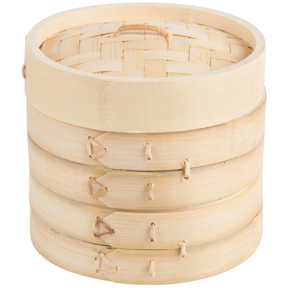 Set de 3 steamers en bamboo de 6&quot; - Town Food