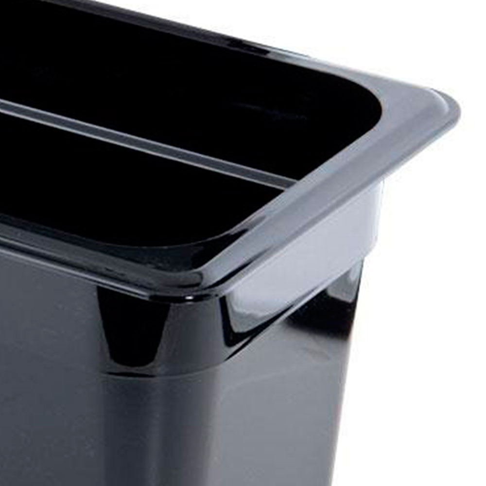 Recipiente 1/3 policarbonato 6.9lts. negro Cambro