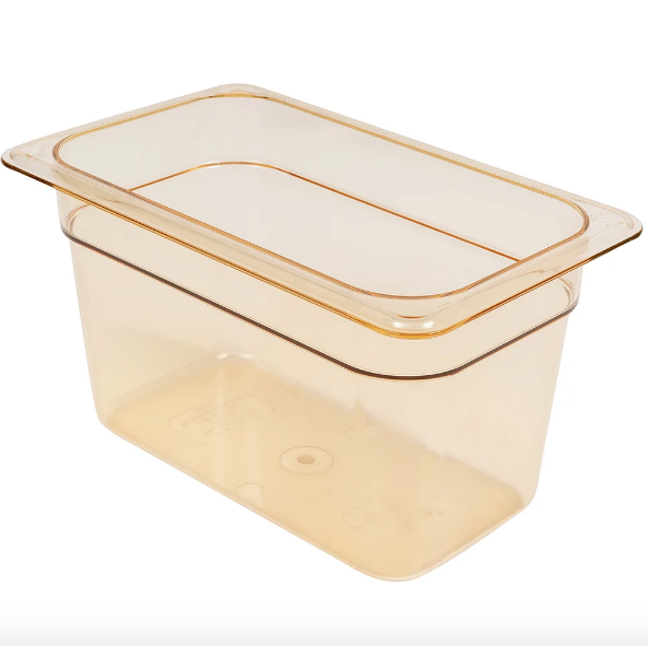 Recipiente 1/4 h pan 3.7lts. altas temperaturas ambar Cambro