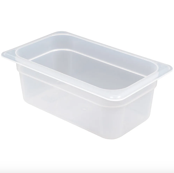 Recipiente 1/4 polipropileno 2.5lts. translucido Cambro