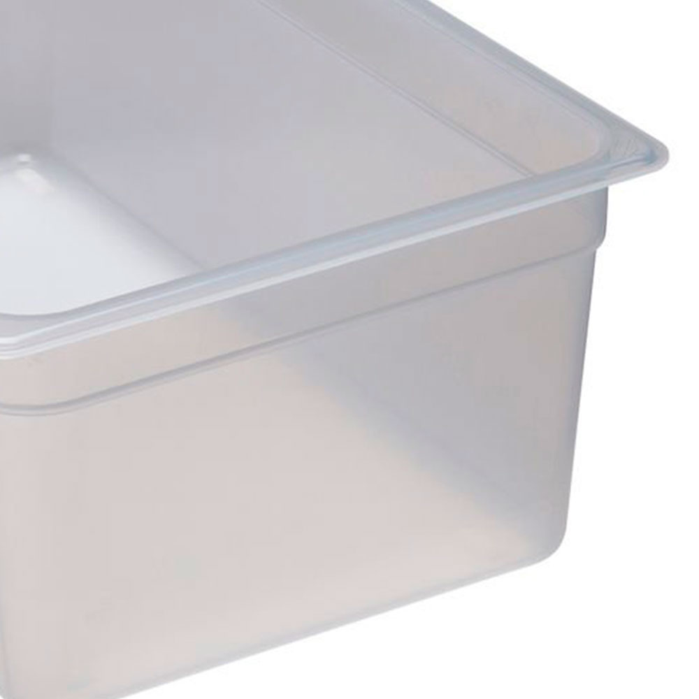 Recipiente full polietileno translucido no aplica para de tapa sello 25.6 lts  Cambro