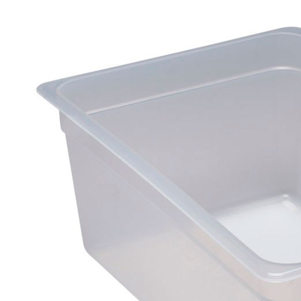 Recipiente full polietileno translucido no aplica para de tapa sello 25.6 lts  Cambro