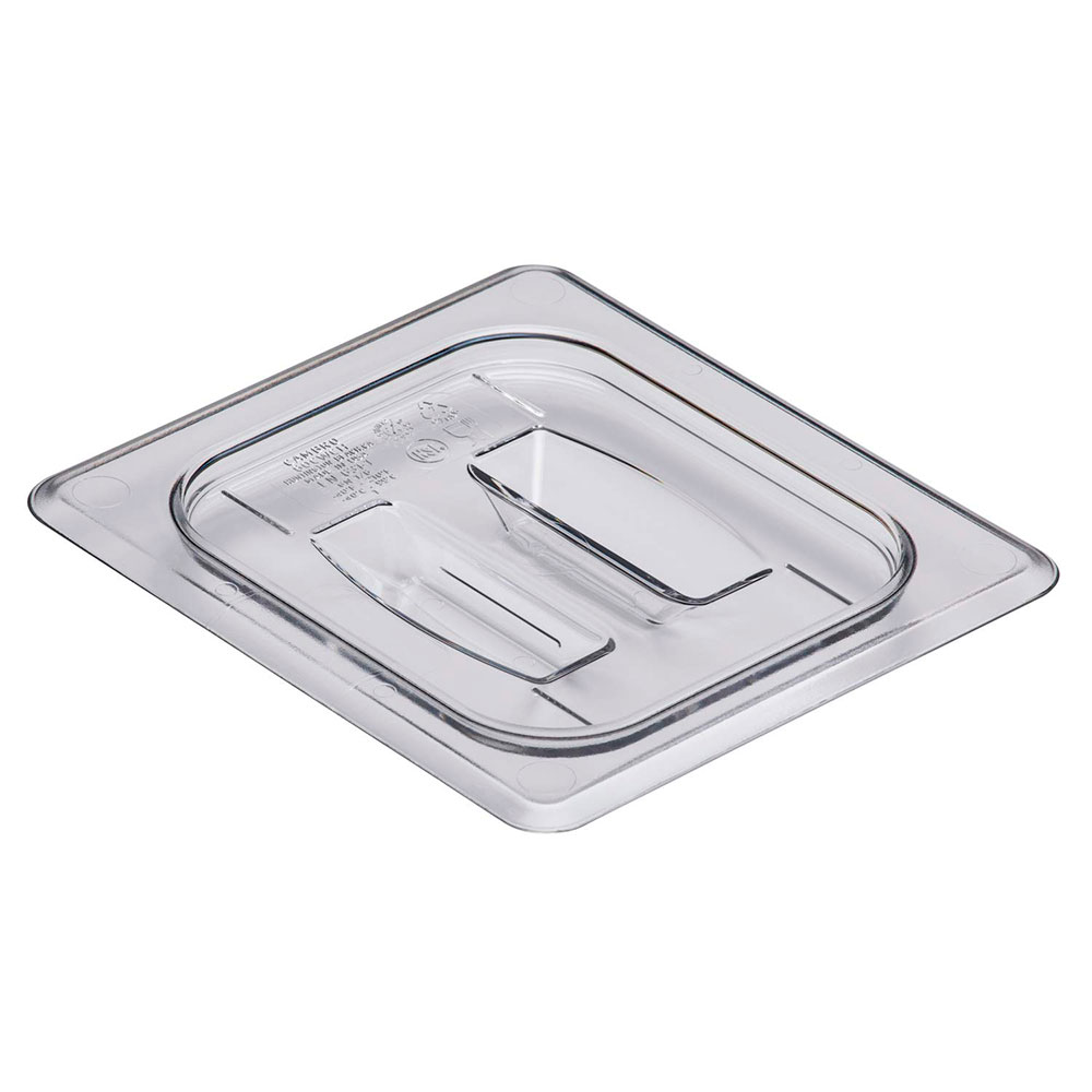 Tapa asa azafate de 1/6 policarbonato transparente Cambro