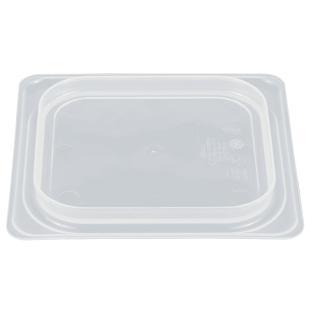 Tapa flexible para 1/6 en polipropileno translucido Cambro